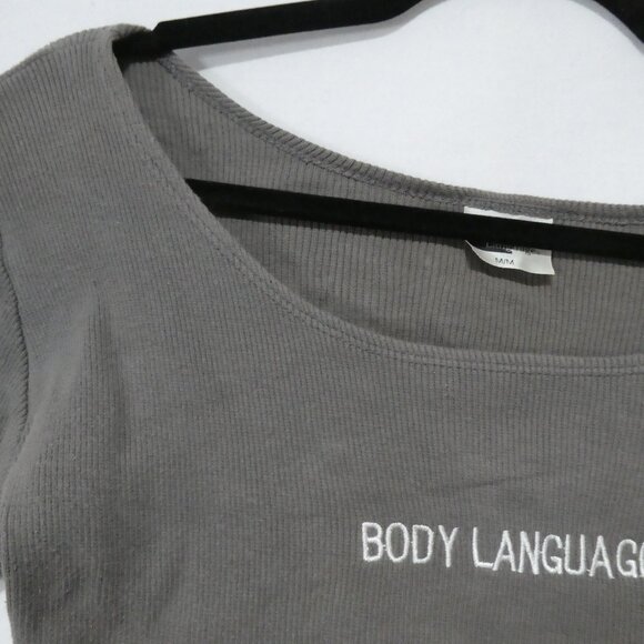 BODY LANGUAGE | medium | Body Language Cropped Top | Made In Canada 🟥🍁🟥 - Picture 5 of 16
